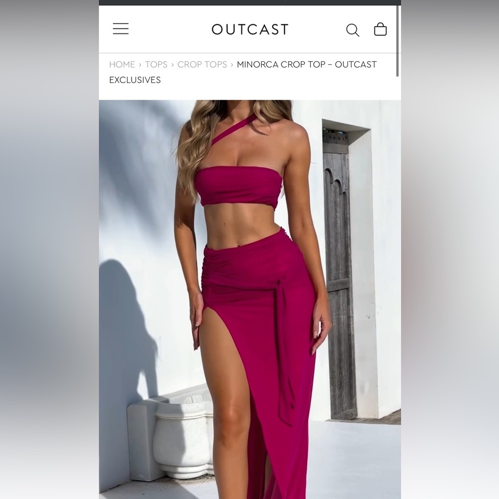 Women's Fuchsia Maxi Dress